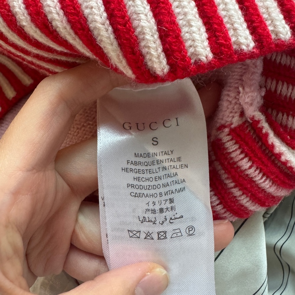 Gucci Pink Knit with Panther Motif - Picture 7 of 8